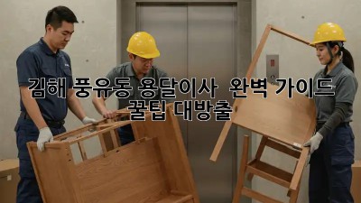 김해 풍유동 용달이사 🚚💨 완벽 가이드: 꿀팁 대방출!